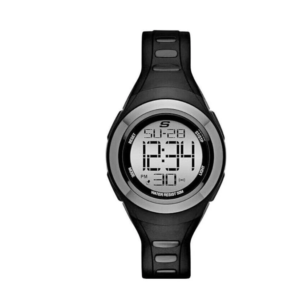 Skechers Tennyson Silicone Digital‎ Watch for Women